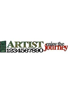 Sizzix Sizzlits Decorative Strip Die By Tim Holtz-Stacked Artful Words